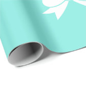 Robins ei Blauw Geïnspireerd Matte Wrapping Paper Cadeaupapier (Rol Hoek)