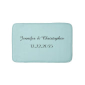 Robins Ei Blauw Gepersonaliseerde Pluche Badmat (Voorkant)