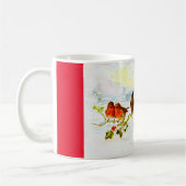 Robins en holly koffiemok (Links)