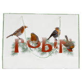 Robins Gift Bag Groot Cadeauzakje (Achterkant)