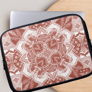 Robins Mandala Boho Birds Laptop Sleeve
