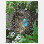 ROBIN'S NEST FLEECE DEKEN (Voorkant)