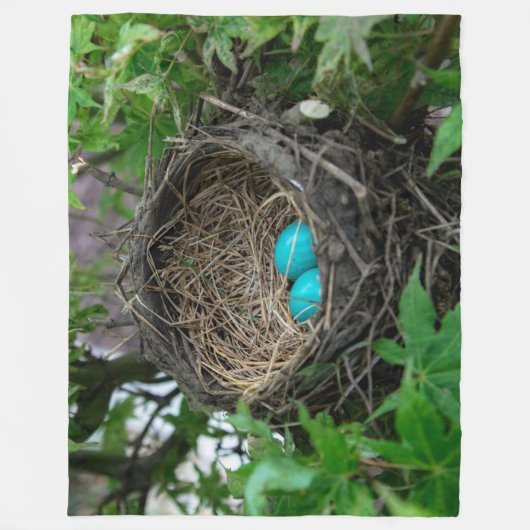 ROBIN'S NEST FLEECE DEKEN (Voorkant)