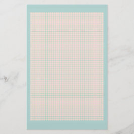 Robin's oeiblauw en roze rooster briefpapier