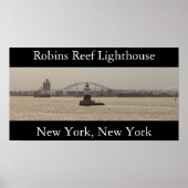 Robins Reef Lighthouse Poster (Voorkant)