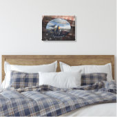 Robins USA Canvas Afdruk (Insitu (Slaapkamer))