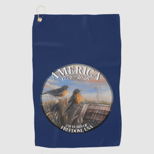Robins USA Golfhanddoek (Voorkant)