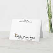 Robins V Wenskaart Kaart (Achterkant)