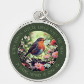 Robins verschijnen wanneer geliefden in de buurt v sleutelhanger (Voorkant)