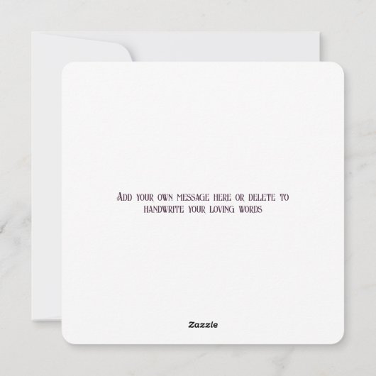 Robins verschijnen wanneer geliefden in de buurt z feestdagenkaart (Achterkant)