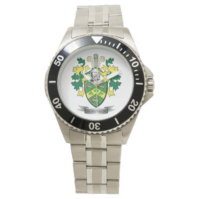 Robinson Coat of Arms Horloge (Voorkant)