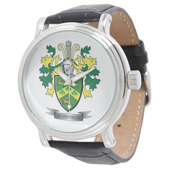 Robinson Coat of Arms Horloge (Gekanteld)
