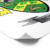Robinson Coat of Arms Poster (Hoek)