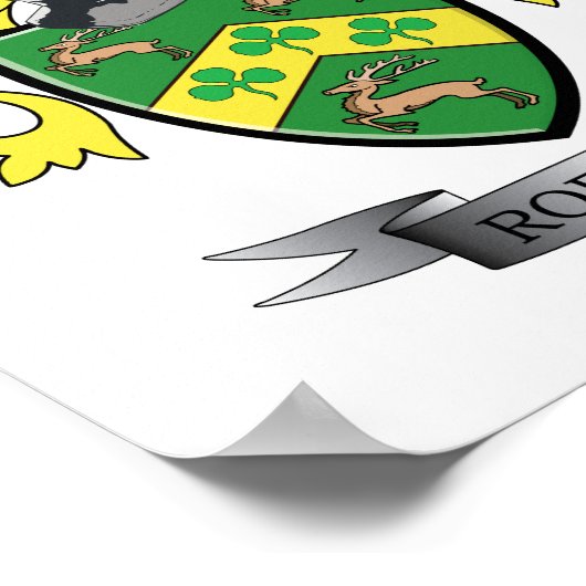 Robinson Coat of Arms Poster (Hoek)