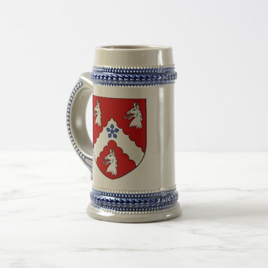 Robinson Coat of Arms Stein - Family Crest Bierpul (Voorkant links)