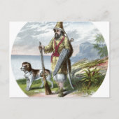 Robinson Crusoe Briefkaarten (Voorkant)