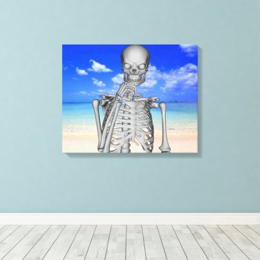 Robinson Crusoe Canvas Afdruk (Insitu (Houten vloer))