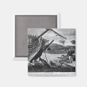 Robinson Crusoe die weggaat Magneet (Voorkant / Achterkant)