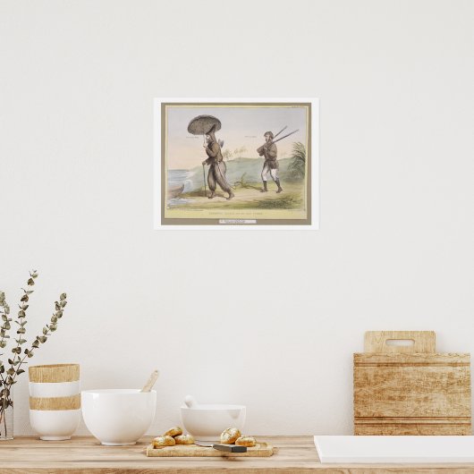 Robinson Crusoe en zijn Man Vrijdag (HB Sketches N Poster (Keuken)