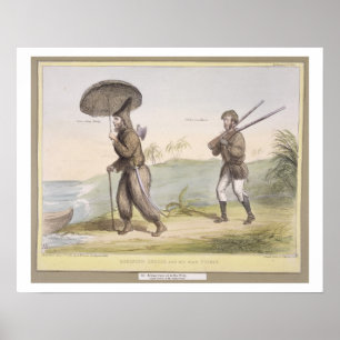 Robinson Crusoe en zijn Man Vrijdag (HB Sketches N Poster