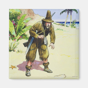 Robinson Crusoe, van 'Peeps in het verleden', publ Magneet