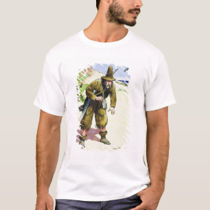 Robinson Crusoe, van 'Peeps in het verleden', publ T-shirt