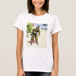 Robinson Crusoe, van 'Peeps in het verleden', publ T-shirt
