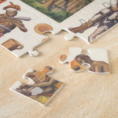 Robinson Crusoe,  Victoriaans papier Doll Toys Legpuzzel (Zijkant)