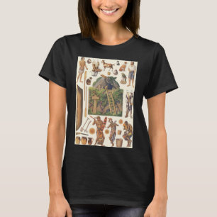 Robinson Crusoe, Vintage Victoriaanse papieren pop T-shirt