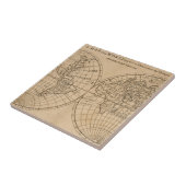Robinson Crusoe's Map of the World Tegeltje (Zijkant)