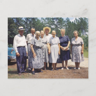 Robinson Familie (Mary & Kinderen) Briefkaart