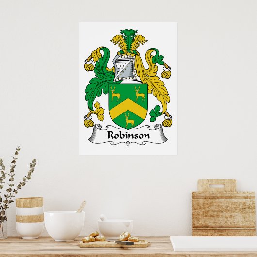 Robinson Family Crest Poster (Keuken)