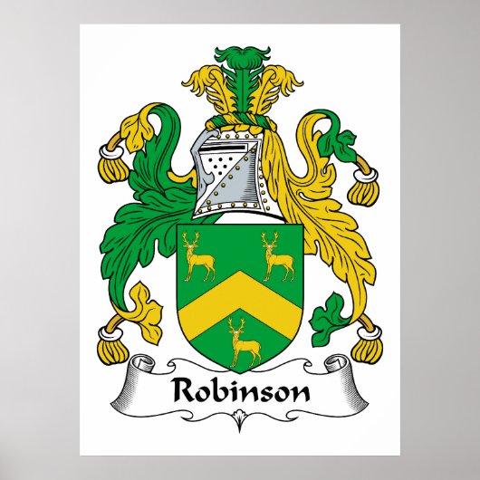 Robinson Family Crest Poster (Voorkant)