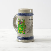 Robinson Family Crest Stein Bierpul (Voorkant links)