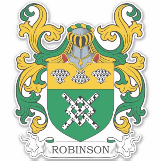 Robinson Family Crest Sticker (Voorkant)