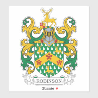 Robinson Family Crest Sticker