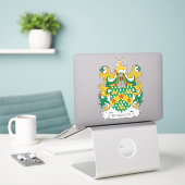 Robinson Family Crest Sticker (Laptop op bureau)
