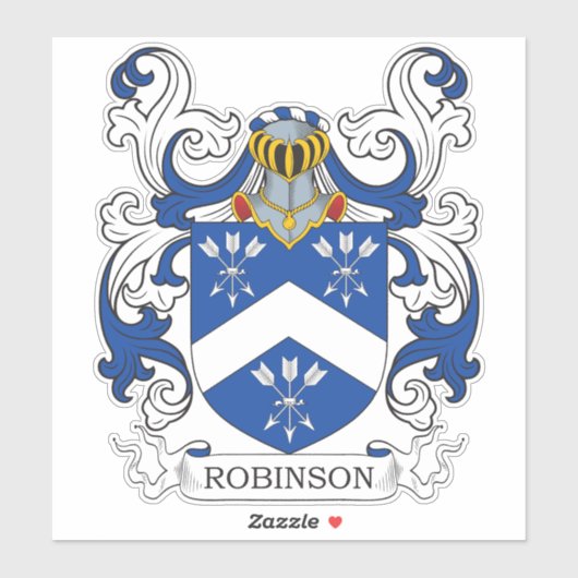 Robinson Family Crest Sticker (Vel)