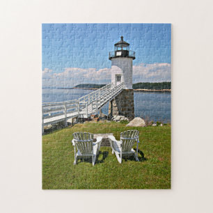 Robinson Point Lighthouse, Isle Au Haut, Maine Legpuzzel