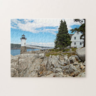 Robinson Point Lighthouse, Isle Au Haut, Maine Legpuzzel