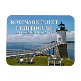 Robinson Point Lighthouse, Isle Au Haut, Maine Magneet