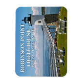 Robinson Point Lighthouse, Isle Au Haut, Maine Magneet (Verticaal)