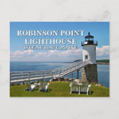 Robinson Point Lighthouse, Maine Briefkaart (Voorkant)