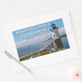 Robinson Point Lighthouse, Maine Stickers (Envelop)