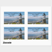 Robinson Point Lighthouse, Maine Stickers (Vel)