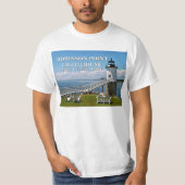 Robinson Point Lighthouse, Maine T-Shirt (Voorkant)