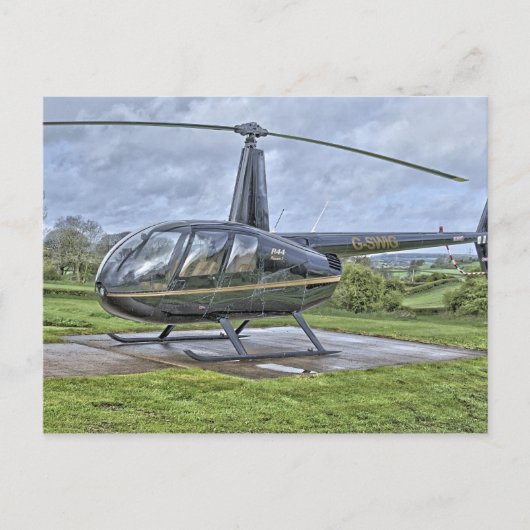 Robinson R44-helikopter Briefkaart (Voorkant)