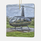 Robinson R44-helikopter Keramisch Ornament (Links)