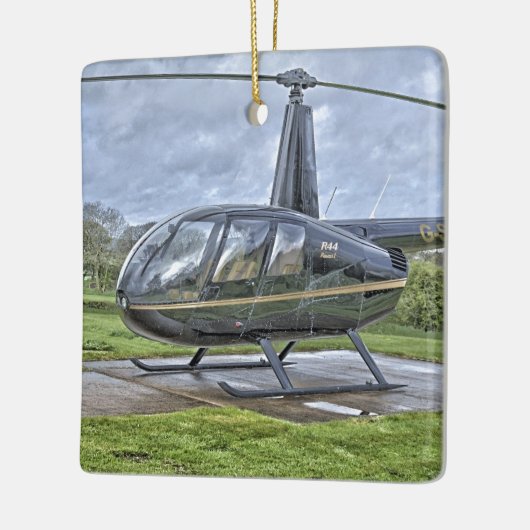 Robinson R44-helikopter Keramisch Ornament (Links)