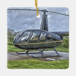 Robinson R44-helikopter Keramisch Ornament